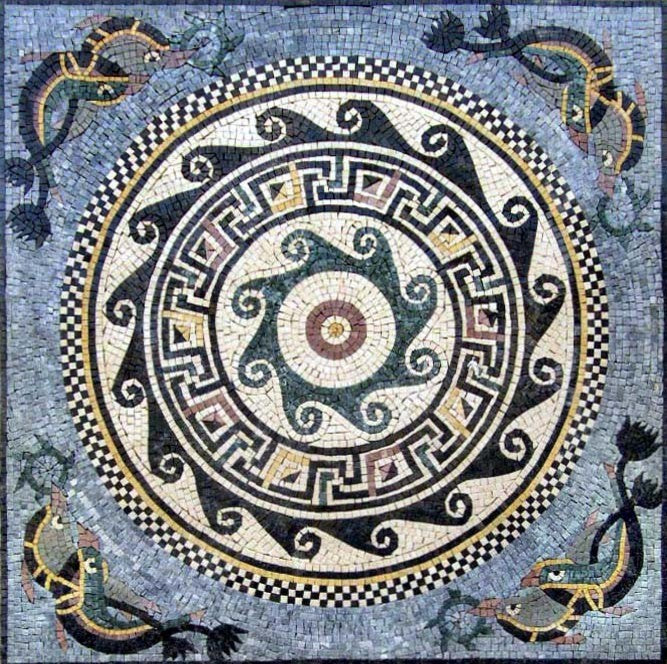 Geometric Nautical Mosaic, 31x31