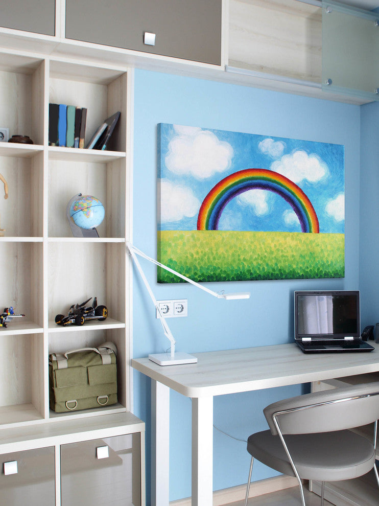 "Bright Rainbow" by Nicola Joyner Painting Print Wrapped Canvas, 60x40