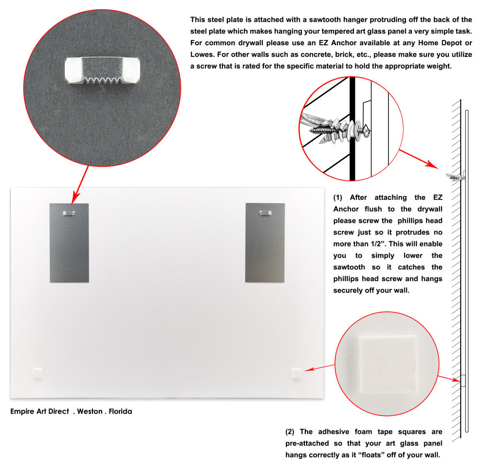 Colorful Butterflies Wall Art Unframed Free Floating Tempered Glass