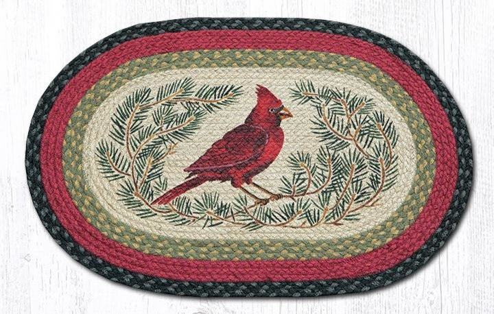 Earth Rugs OP-238 Cardinal Oval Patch 20" x 30"