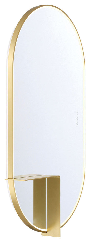 Linden Mirror - 24" x 42", Gold
