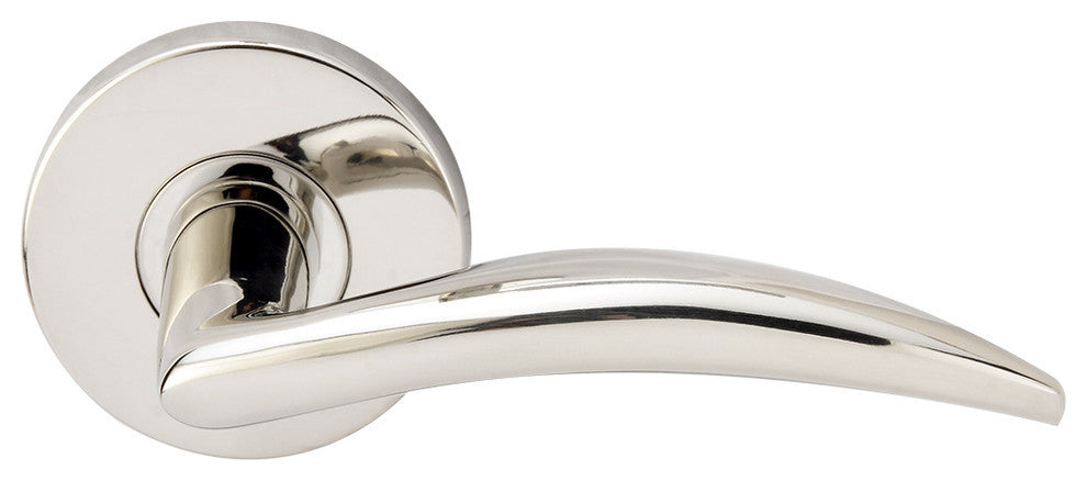 Air-Stream Lever Half Passage, Right Hand, Polished Stainless Steel, 2-3/4"