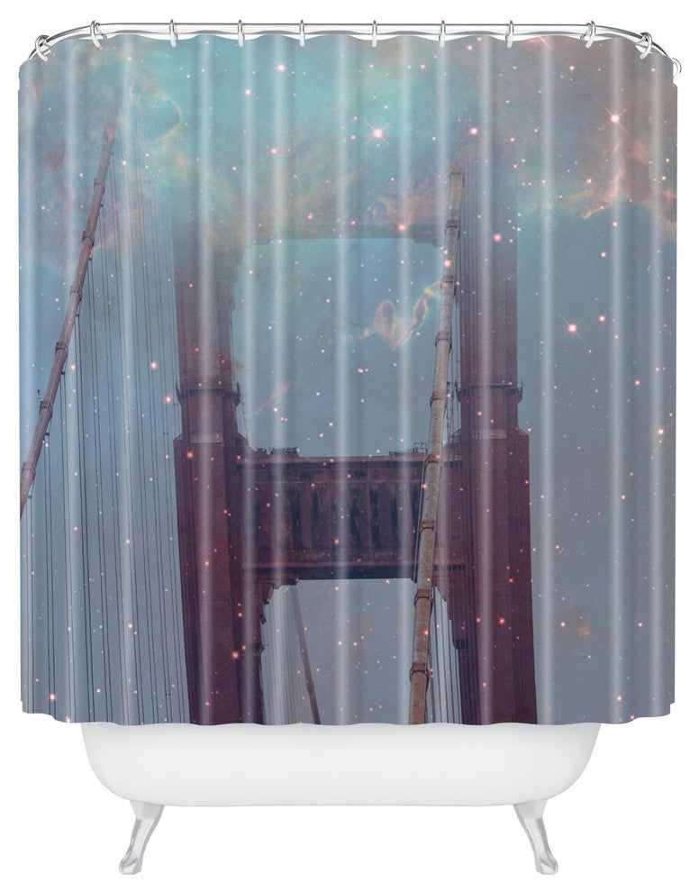 Maybe Sparrow Photography Starry San Francisco Shower Curtain