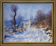 Claude Oscar Monet Road to Giverny in WinterFramed Premium Canvas Print, 20"x25"