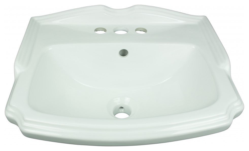 Small Wall Mount Bathroom Sink White Porcelain with Overflow Renovators Supply