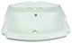 Small Wall Mount Bathroom Sink White Porcelain with Overflow Renovators Supply