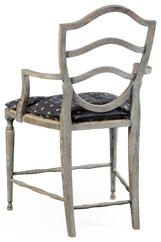 Bodiam Gray Oak Armchair