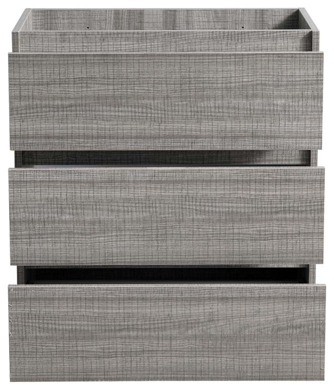 Fresca Lazzaro 30" Gloss Ash Gray Cabinet