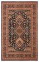 Safavieh Classic Vintage Collection CLV114 Rug, Black/Rust, 5' X 8'