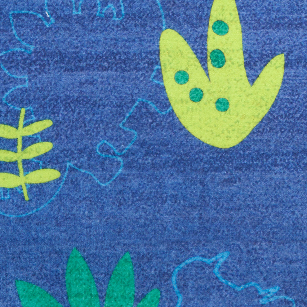 Nourison Imagination 3'5" x 5' Navy Multicolor Kids Indoor Rug