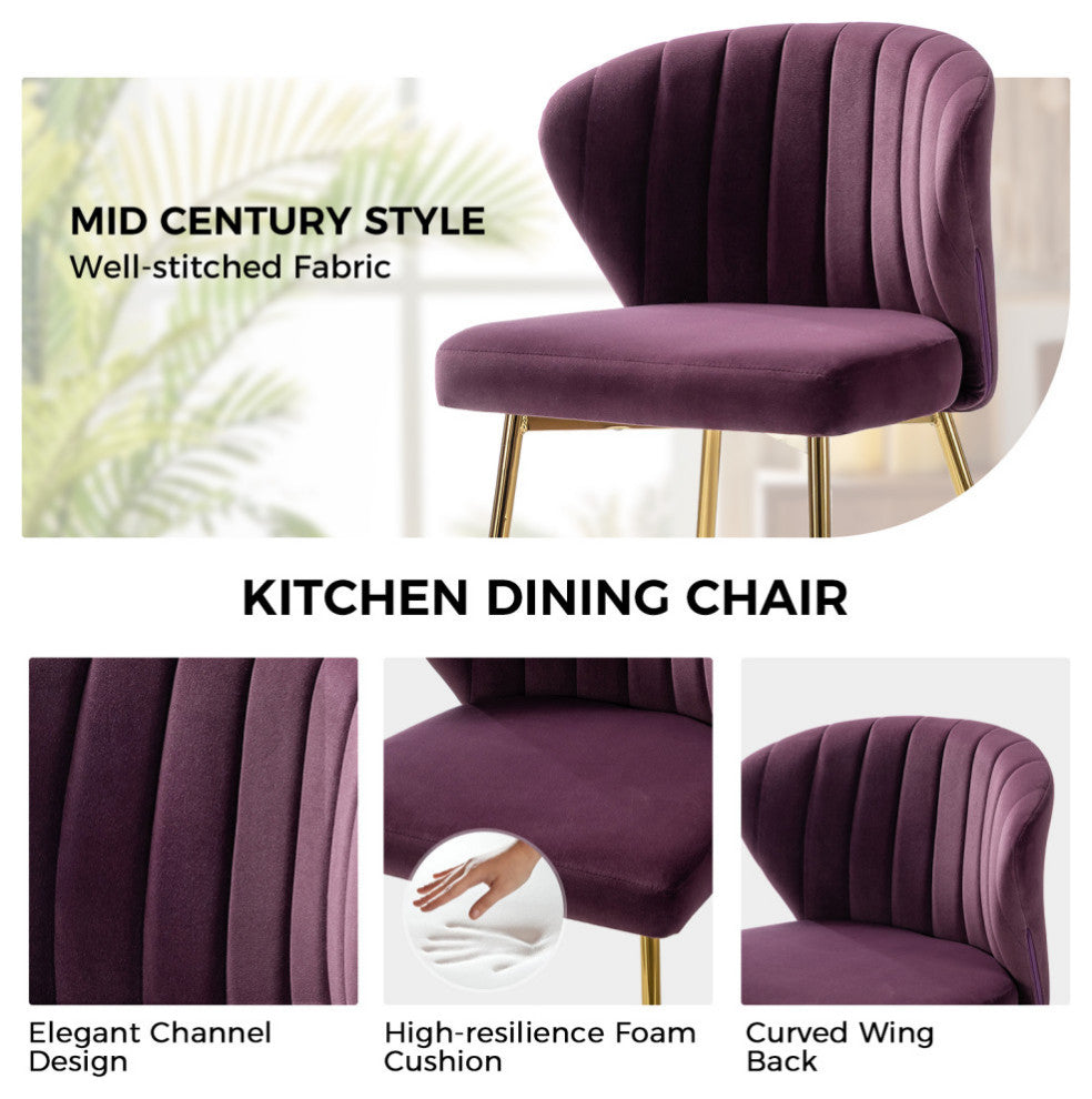 Milia Dining Chair, Purple