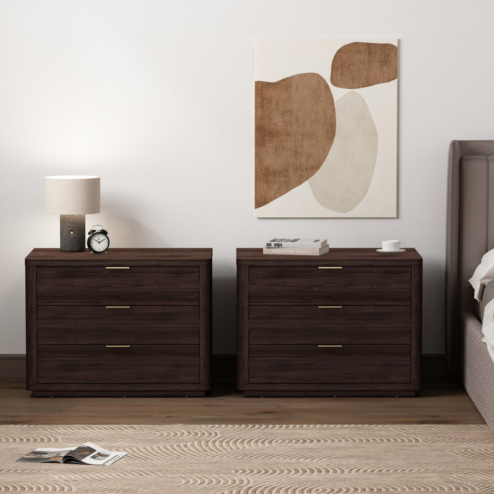 Manhattan Comfort Evelyn 32" Nightstand 4.0, Set of 2