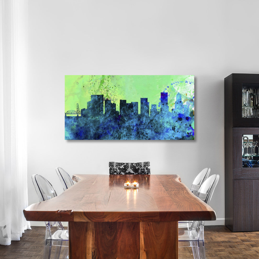 "Portland City Skyline" Fine Art Print