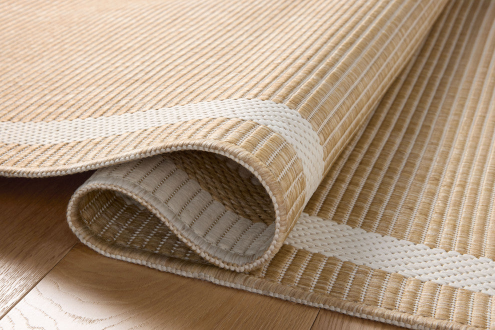 Loloi Easton Wheat / Ivory 4'-0" x 6'-0" Accent Rug