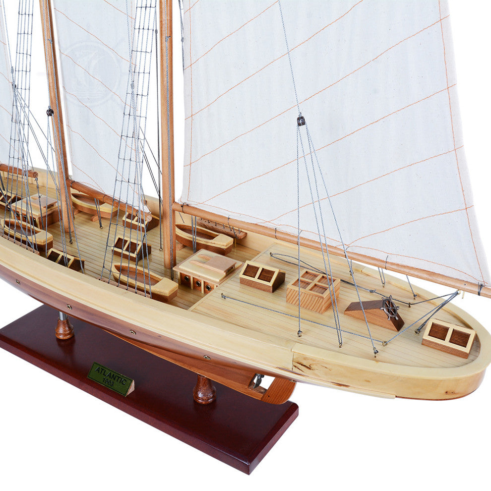 Atlantic Yacht Wooden model sailing boat
