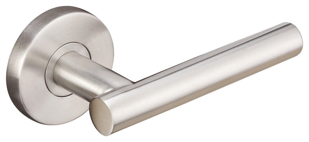 Copenhagen Lever Tubular Privacy, Satin Stainless Steel, 2-3/8" Backset