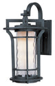 Maxim 30485WGBO 1-Light Outdoor Wall Lantern Oakville Black Oxide