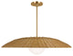 Mari Casual 1-Light Indoor Large Pendant Ceiling Light, Burnished Brass Gold