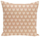 Tulips Floral Print Pillow, Almond Butter, 16"x16"