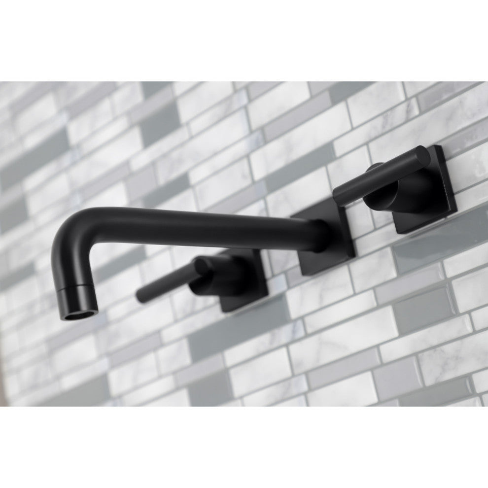 KS6020CML Wall Mount Tub Faucet, Matte Black