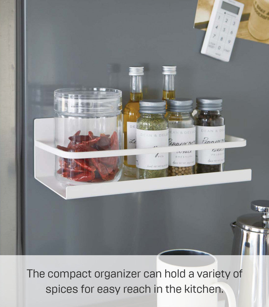 Plate Magnetic Spice Rack, White