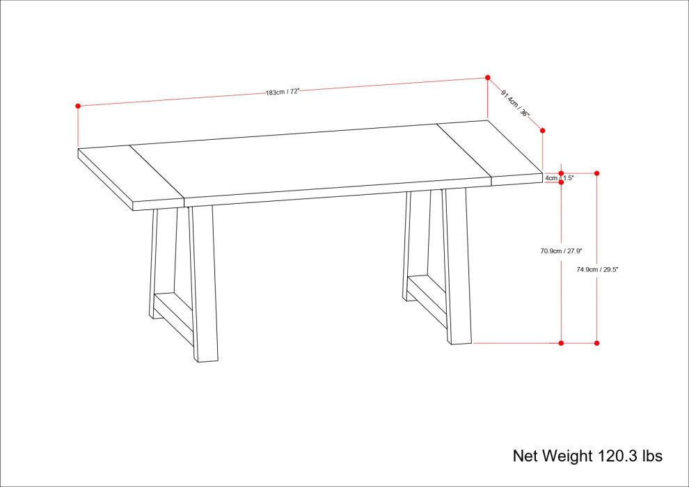 Bartow / Whitley 5-Piece Dining Set
