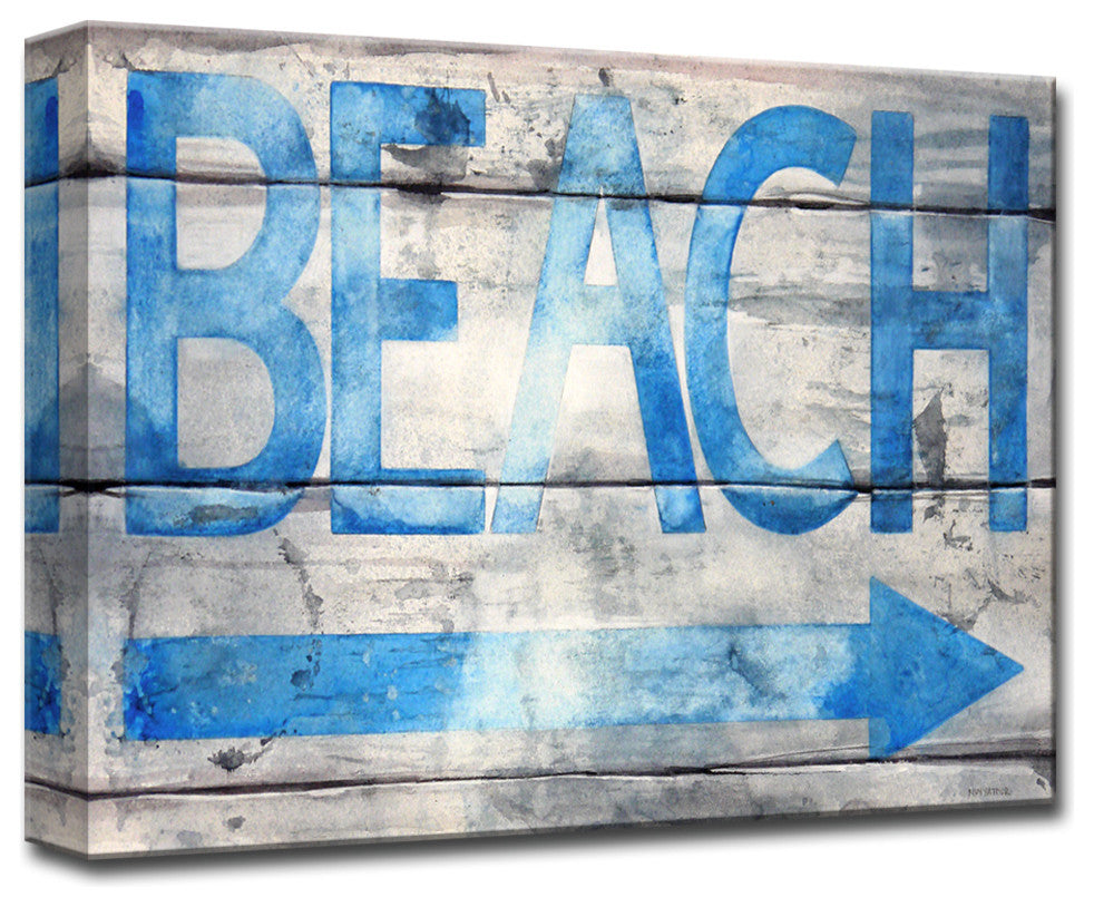 Ready2Hangart 'Beach That Way' By Norman Wyatt Jr. Canvas Art, 16"x20"