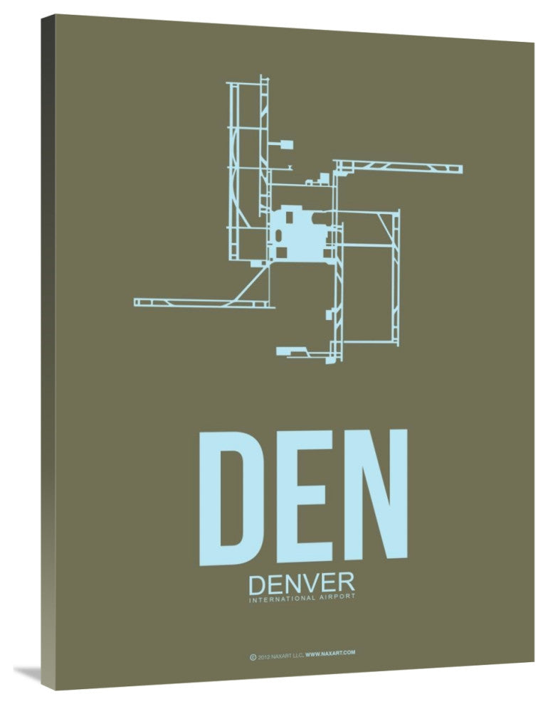 "DEN Denver  Poster 3" Fine Art Print
