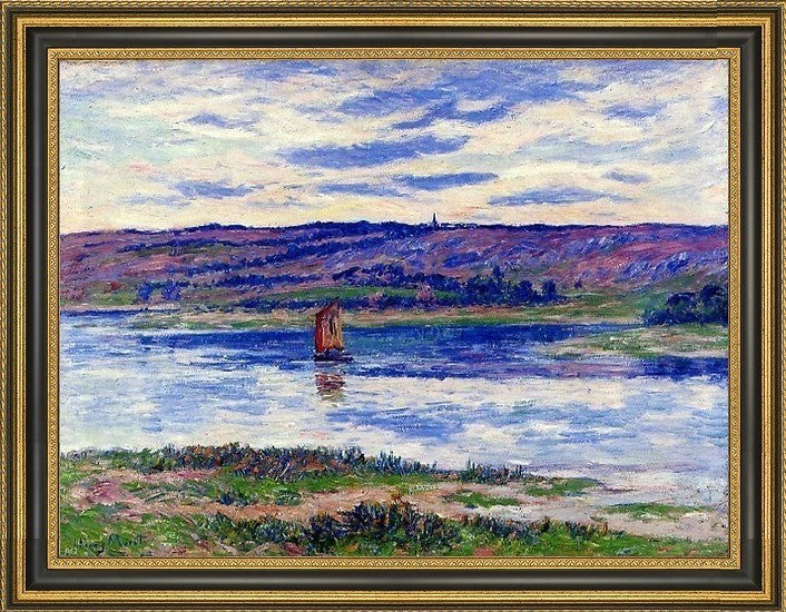 Henri Moret The River Basin, Finistere Framed Premium Canvas Print, 18"x24"