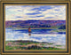 Henri Moret The River Basin, Finistere Framed Premium Canvas Print, 18"x24"