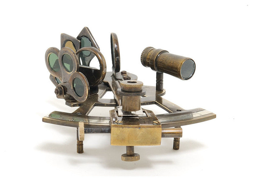 Nautical Sextant in wood box, Medium