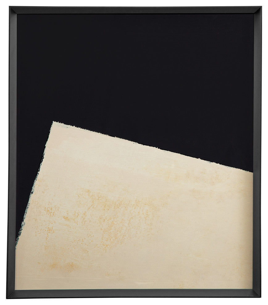 Optical I Framed Print Black/White