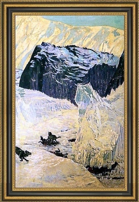 Antonio Munoz Degrain Sierra Nevada Framed Premium Canvas Print, 16"x24"
