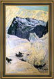 Antonio Munoz Degrain Sierra Nevada Framed Premium Canvas Print, 16"x24"