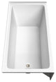 Grayley 60x32x18" Alcove Bathtub With Left-Hand Drain and Trim, Brushed Nickel