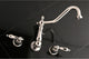 Kingston Brass Wall Mount Tub Faucet, Polished Nickel