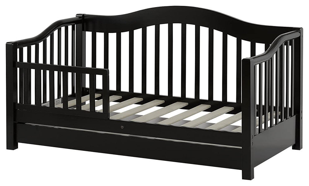 Traditional Style Toddler Day Bed , Black
