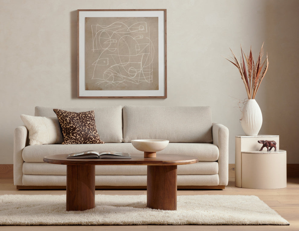 Paden Coffee Table-Seasoned Brown Acacia