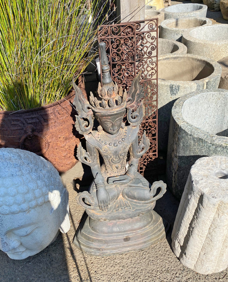 Consigned Thai Bronze Buddha Statue