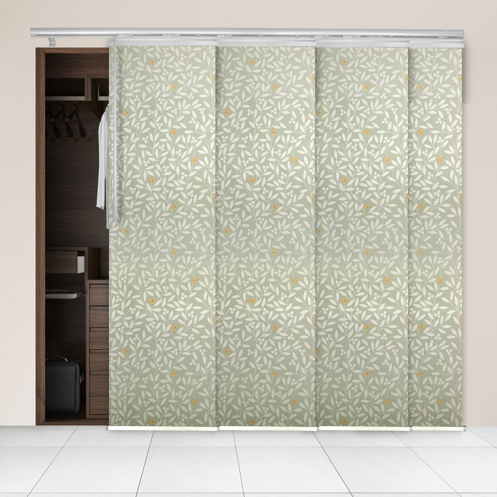 Myrtle 4-Panel Track Extendable Vertical Blinds 48-88"W