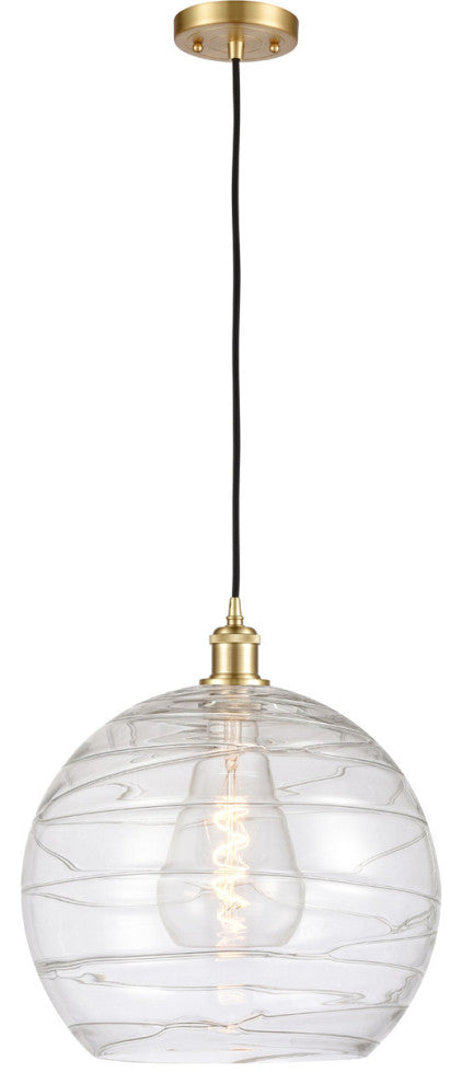 Innovations 516-1P-SG-G1213-14 1-Light Pendant, Satin Gold