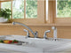 Delta Foundations Two Handle Kitchen Faucet With Spray, Chrome, B2410LF