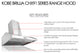 Kobe Brillia Wall Mount Range Hood, Silver, 30"