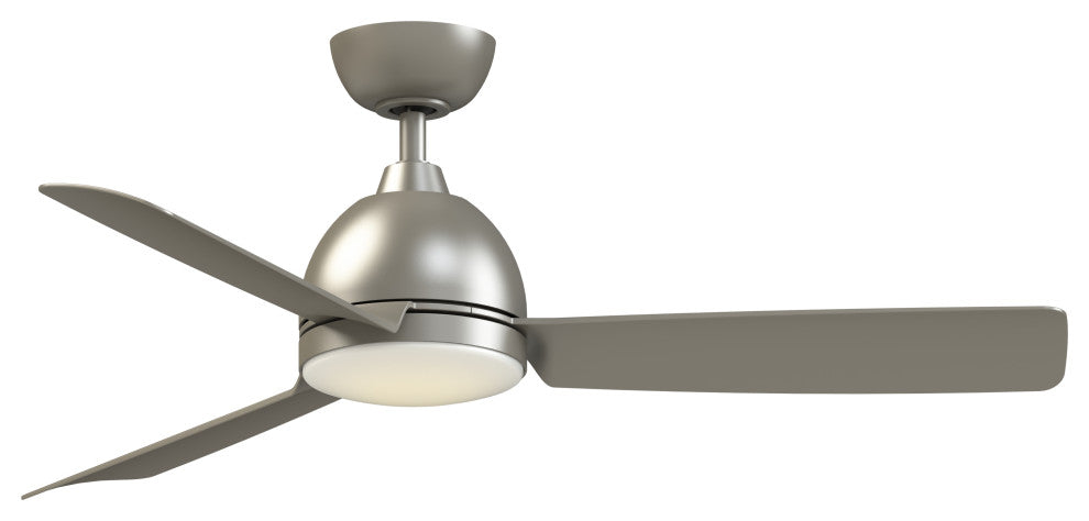 Starboard L 52" Marine Grade Fan With LED Light Kit Black/Nickel Blades