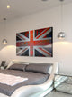 "Union Jack" Print on Brushed Aluminum, 36"x24"