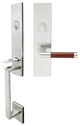 Cabernet Lever, Mortise Entry Handleset, RHR, Satin Stainless Steel