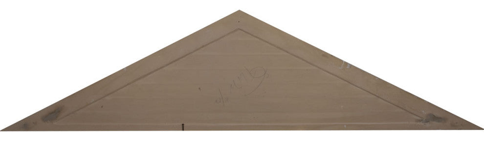 72"W x 18"H x 2 1/8"P Pitch 6/12 Triangle Gable Vent - Decorative