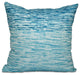 Ocean View, Geometric Print Pillow, Teal, 20"x20"