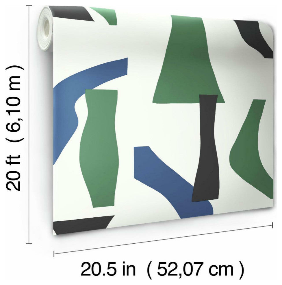 Modernist Peel and Stick Wallpaper