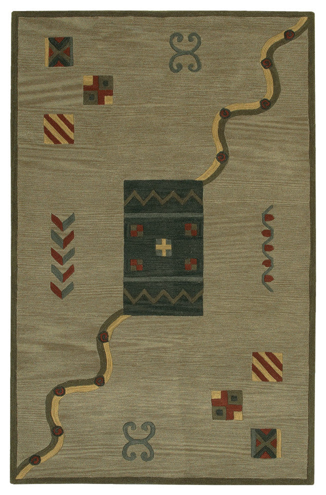 Metro Contemporary Area Rug, 7'9"x10'6" Rectangle